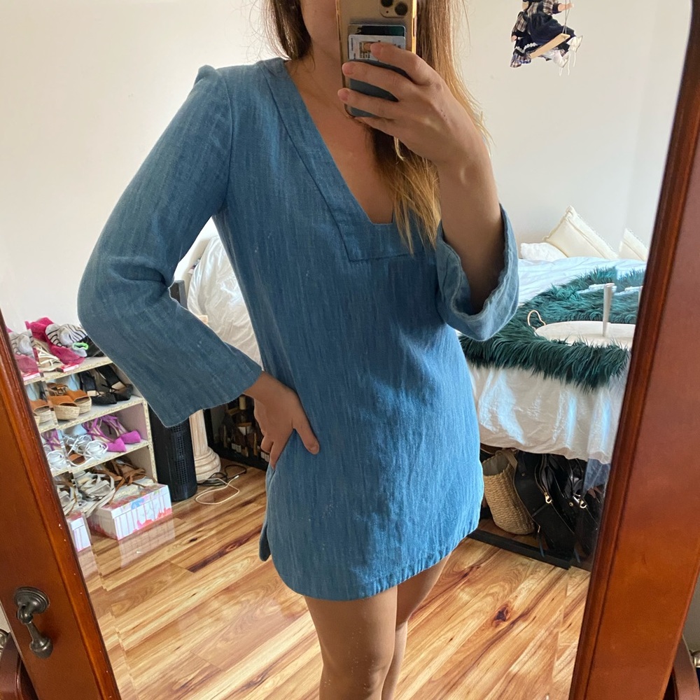 Zara denim dress- size Medium